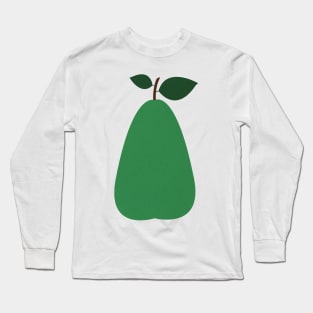 Green Pear Long Sleeve T-Shirt